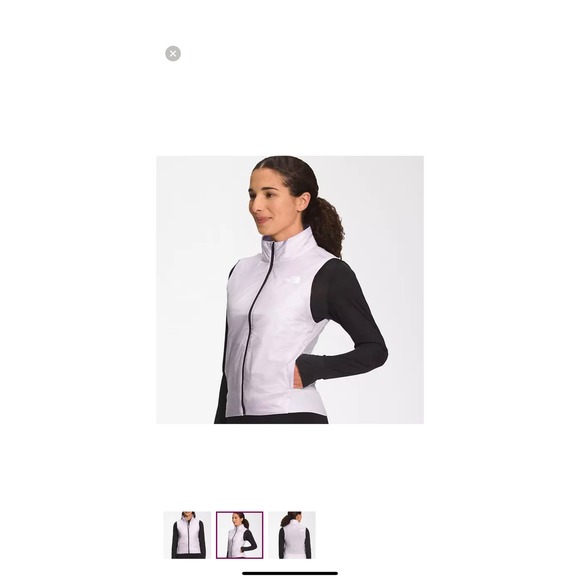 The North Face Vest Womens XL Winter Warn Insulated Lightweight Lavender Fog New - Picture 7 of 9